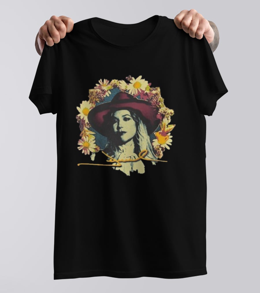 Jewel Life Tour 2024 Vintage Floral Portrait With Hat T-Shirt