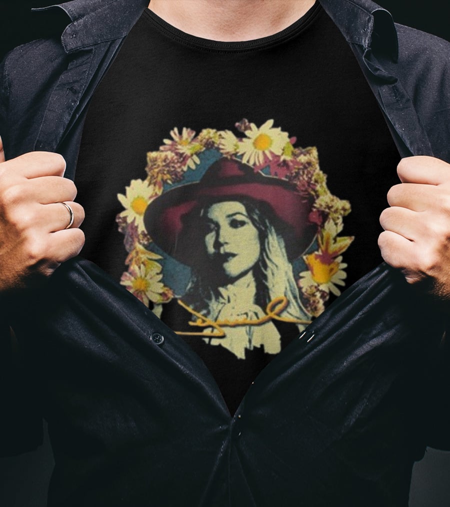 Jewel Life Tour 2024 Vintage Floral Portrait With Hat T-Shirt