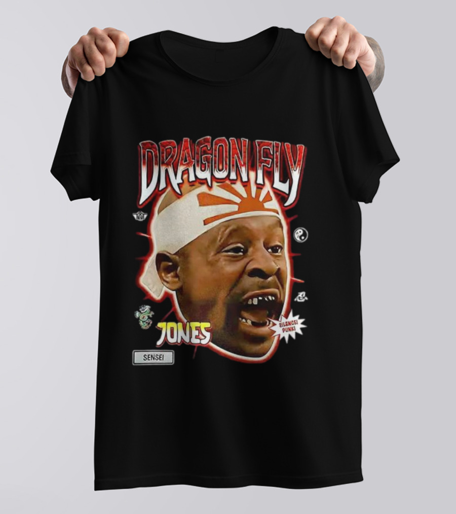 Martin Lawrence Dragon Fly Jones Big Head Silencio Punk Sensei T-Shirt
