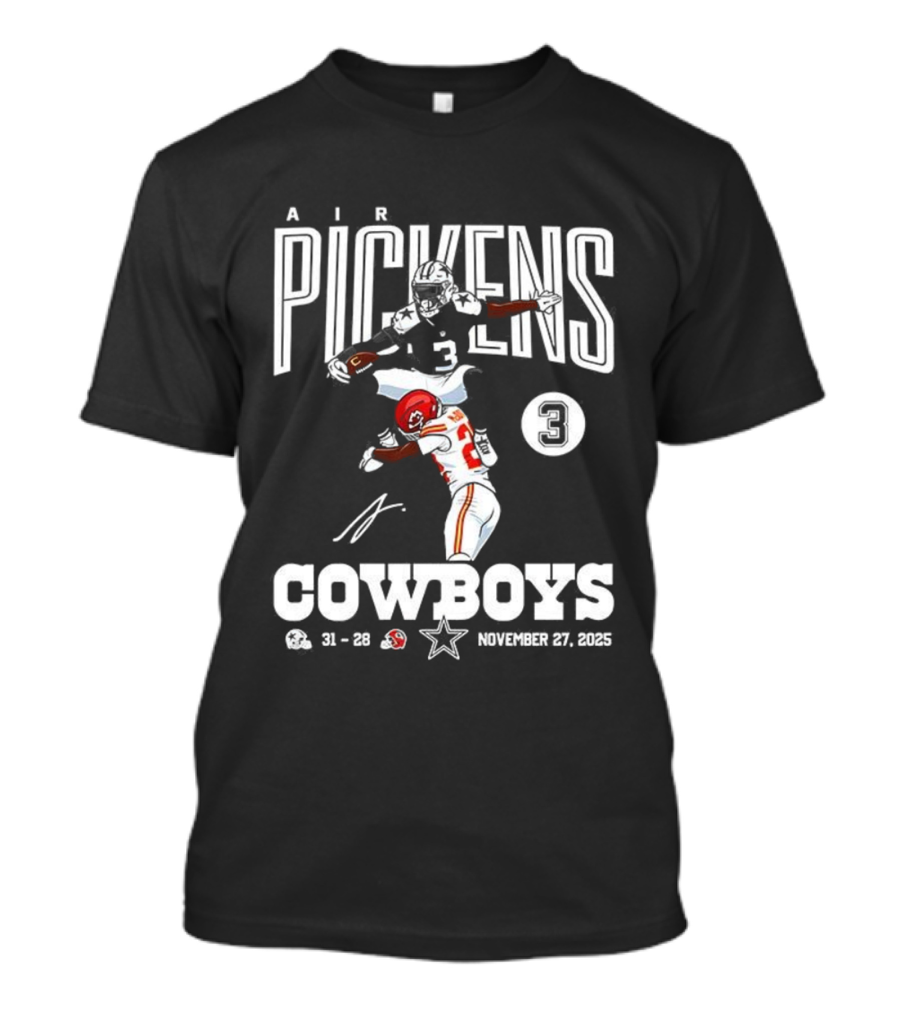 AIr Pickens Cowboys Vintage Football Celebration Tee T-Shirt