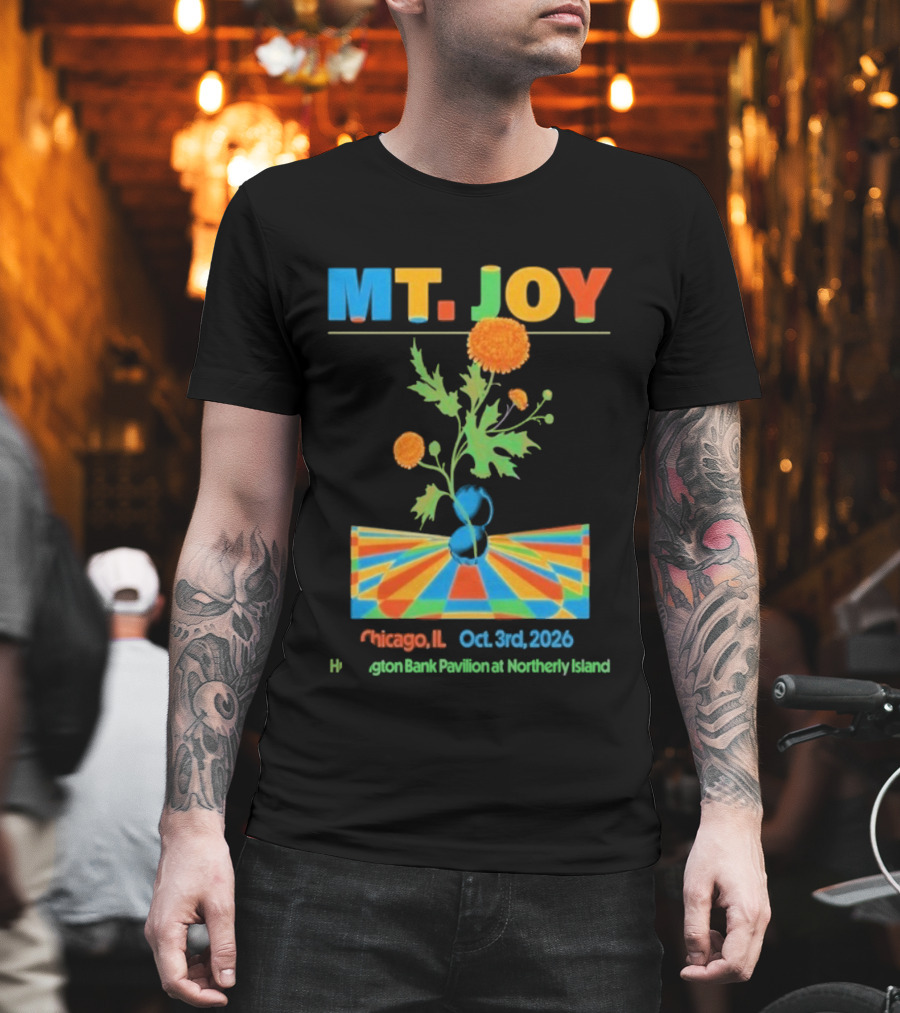 MT. JOY Chicago IL Oct 3 2026 Huntington Bank Pavilion Northerly Island T-Shirt