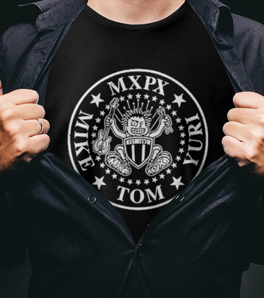 MXPX Mike Tom Yuri Band Logo Emblem T-Shirt