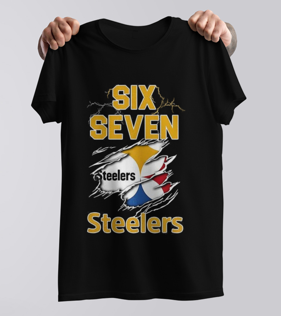 Pittsburgh Steelers Six Seven Steelers Football T-Shirt