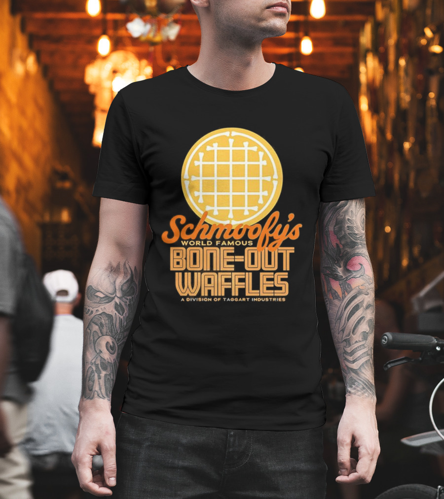 Schmoofy’s World Famous Bone-Out Waffles Exclusively At Specific Locale T-Shirt