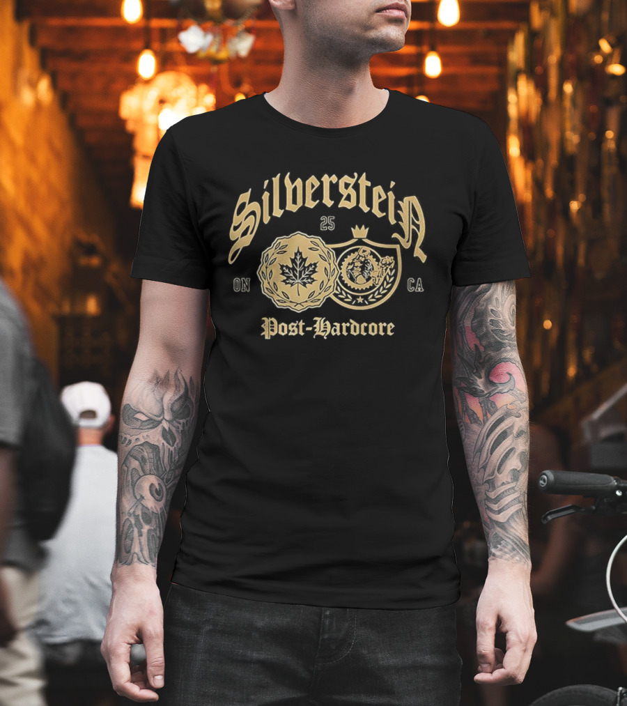 Silverstein Post Hardcore Maple Leaf Crown 2025 T-Shirt