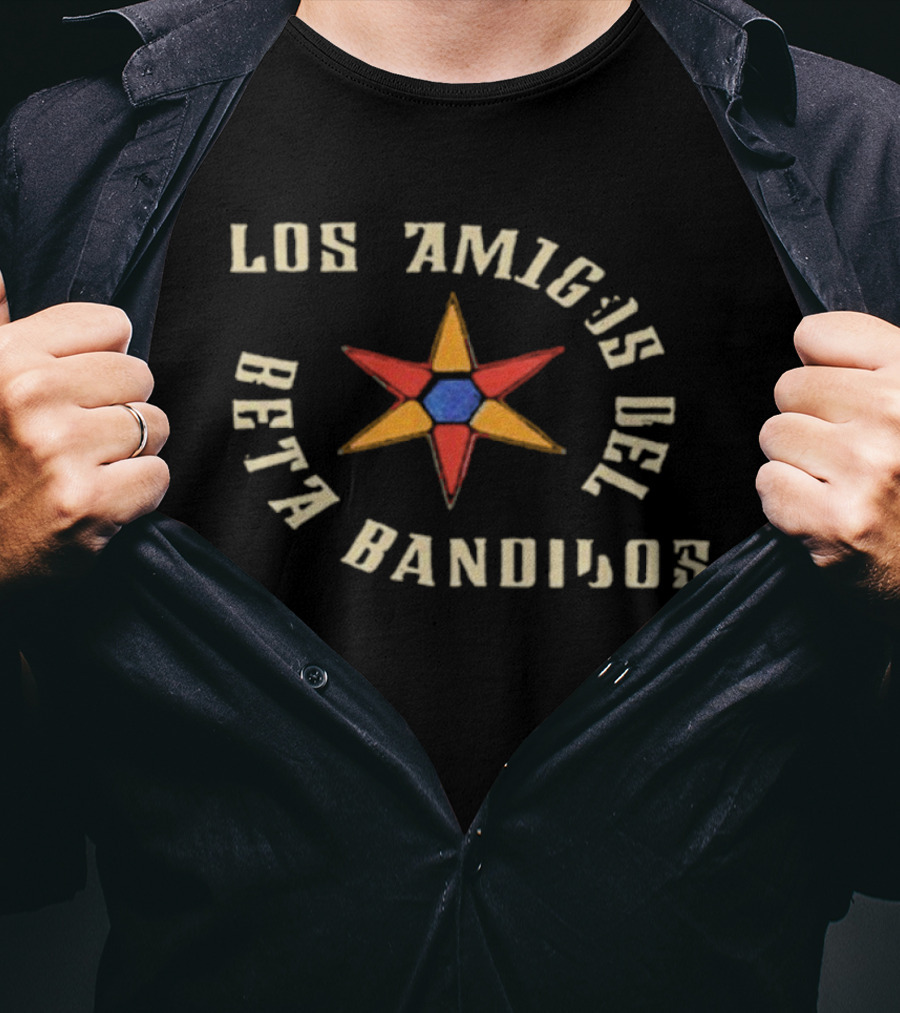 Los Amigos Del Beta Bandidos Star Badge T-Shirt
