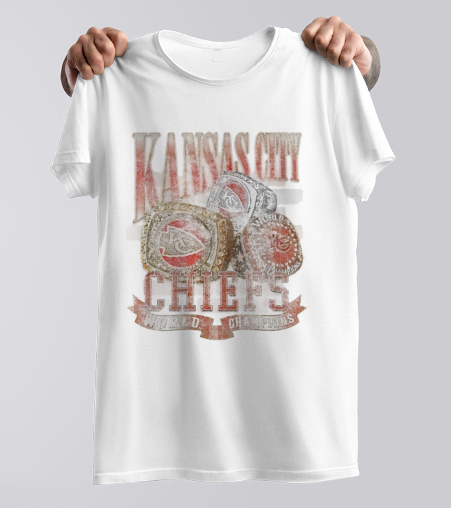 Brittany Mahomes NFL Kansas City Chiefs Super Bowl Rings T-Shirt