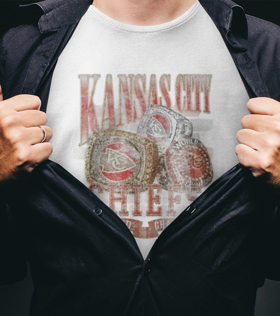 Brittany Mahomes NFL Kansas City Chiefs Super Bowl Rings T-Shirt