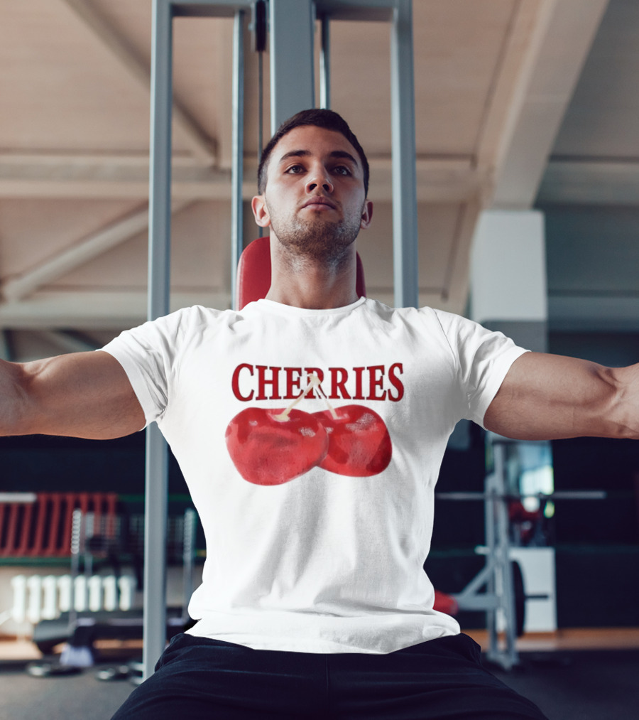 Cherry Daddy Issues Cherries Double Fruit Image T-Shirt