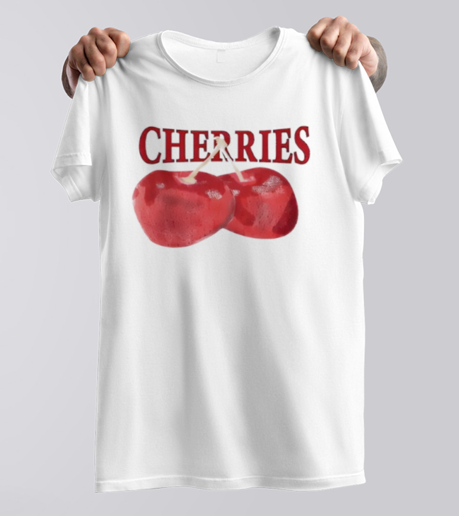 Cherry Daddy Issues Cherries Double Fruit Image T-Shirt