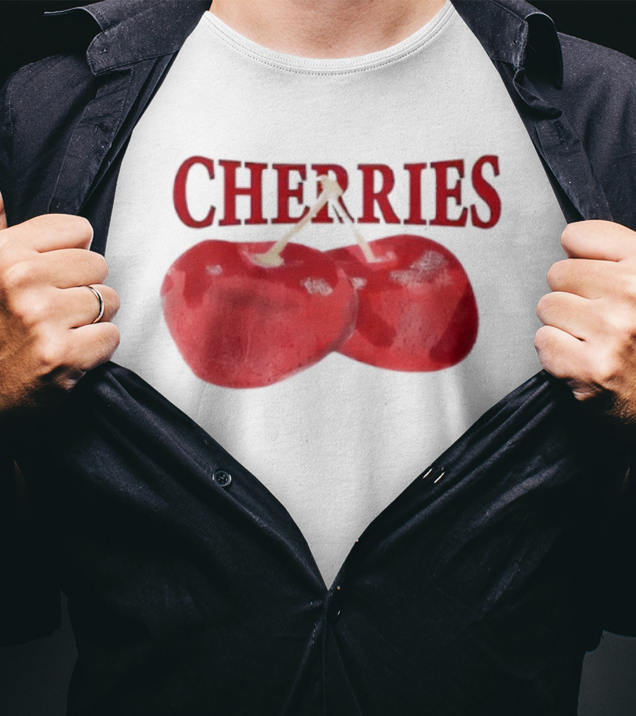 Cherry Daddy Issues Cherries Double Fruit Image T-Shirt