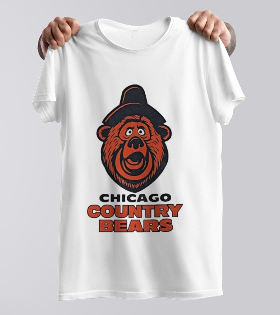 Chicago Country Bears Vintage Inspired Sports Logo T-Shirt