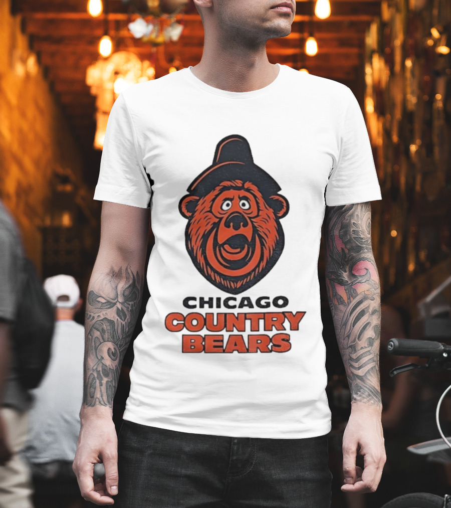 Chicago Country Bears Vintage Inspired Sports Logo T-Shirt