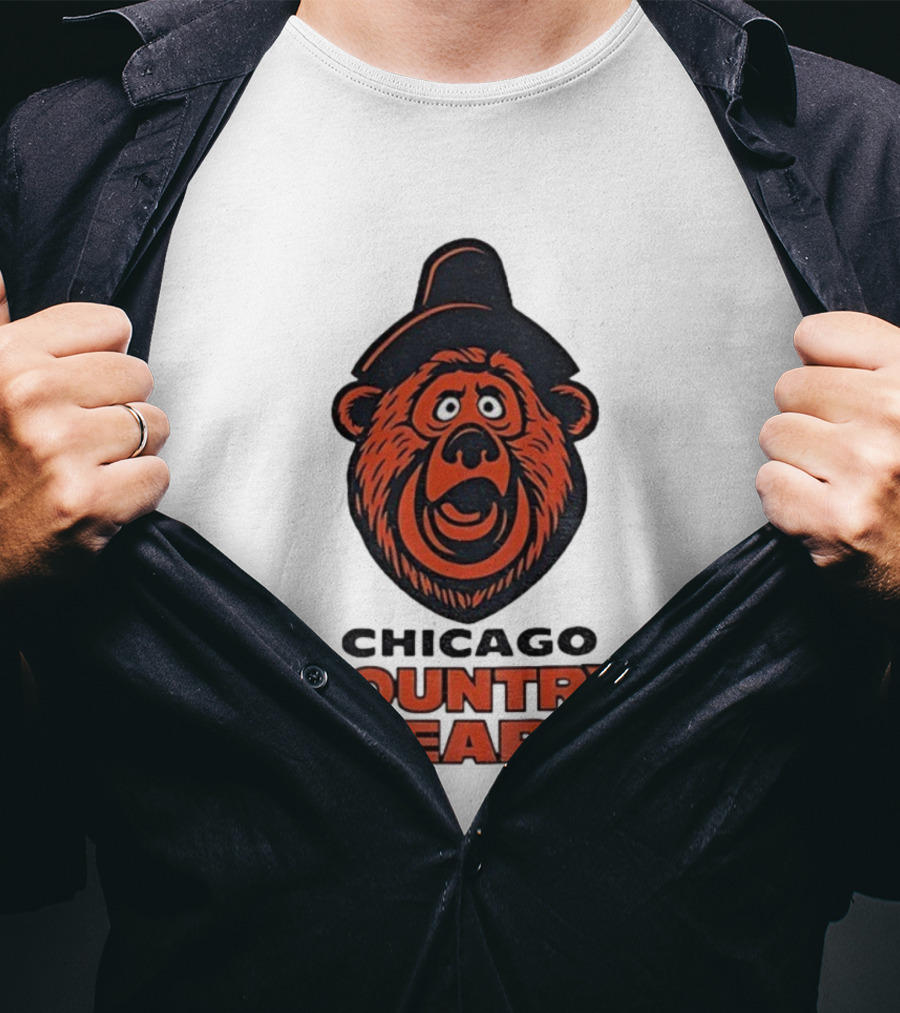 Chicago Country Bears Vintage Inspired Sports Logo T-Shirt