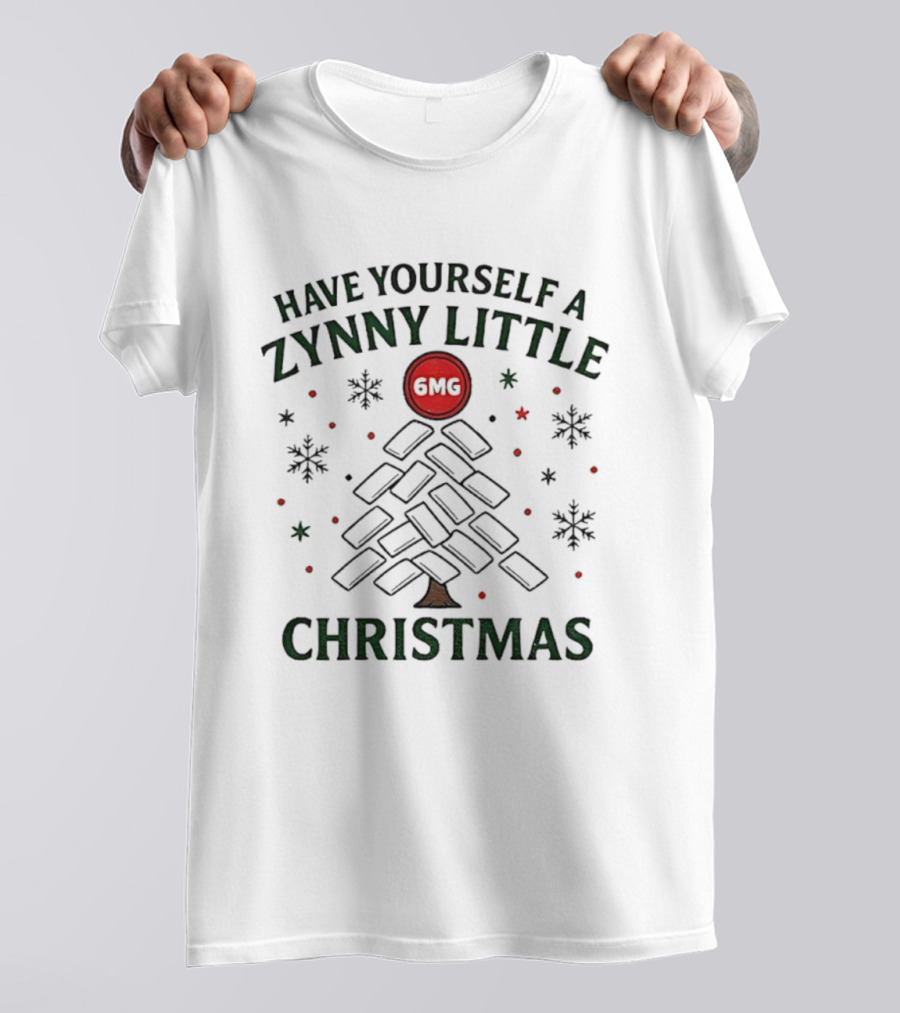 Have Yourself A Zynny Little Christmas ZMC Snowflakes Tree T-Shirt