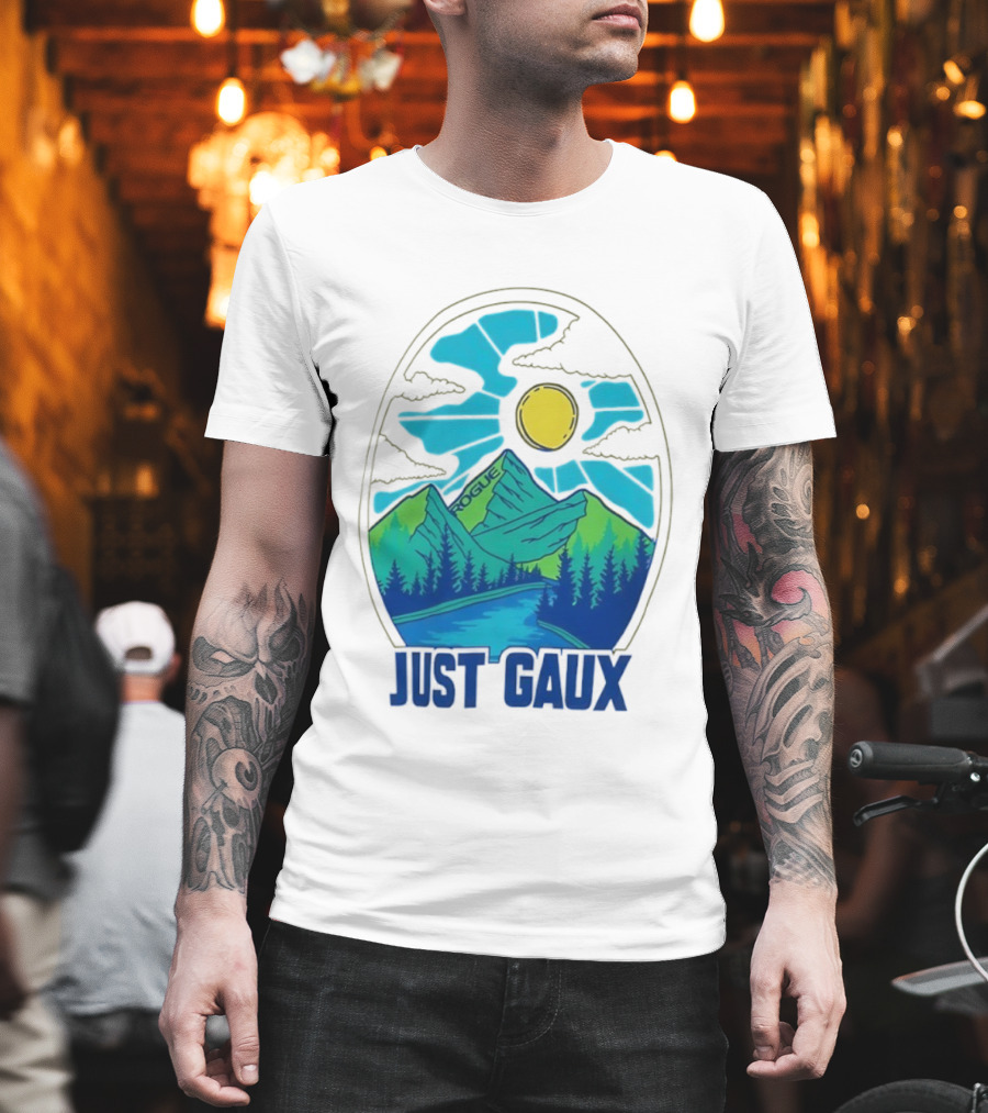 Just Gaux Margaux Alvarez Vintage Rogue Mountain Sun Art T-Shirt