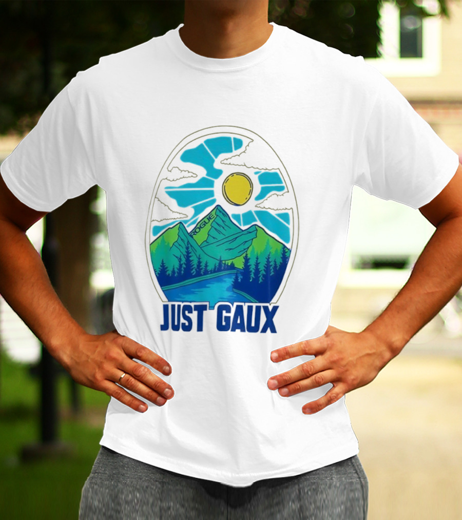 Just Gaux Margaux Alvarez Vintage Rogue Mountain Sun Art T-Shirt