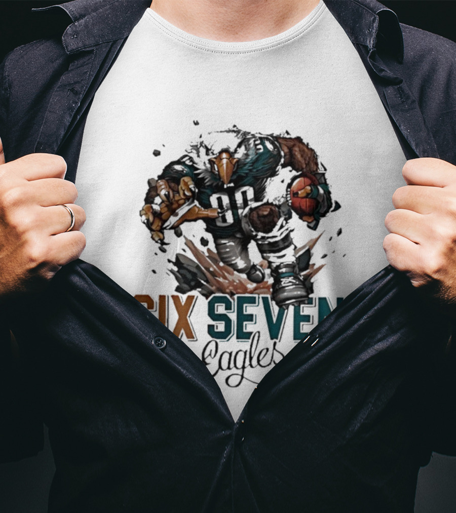 Philadelphia Eagles Mascot Six Seven T-Shirt