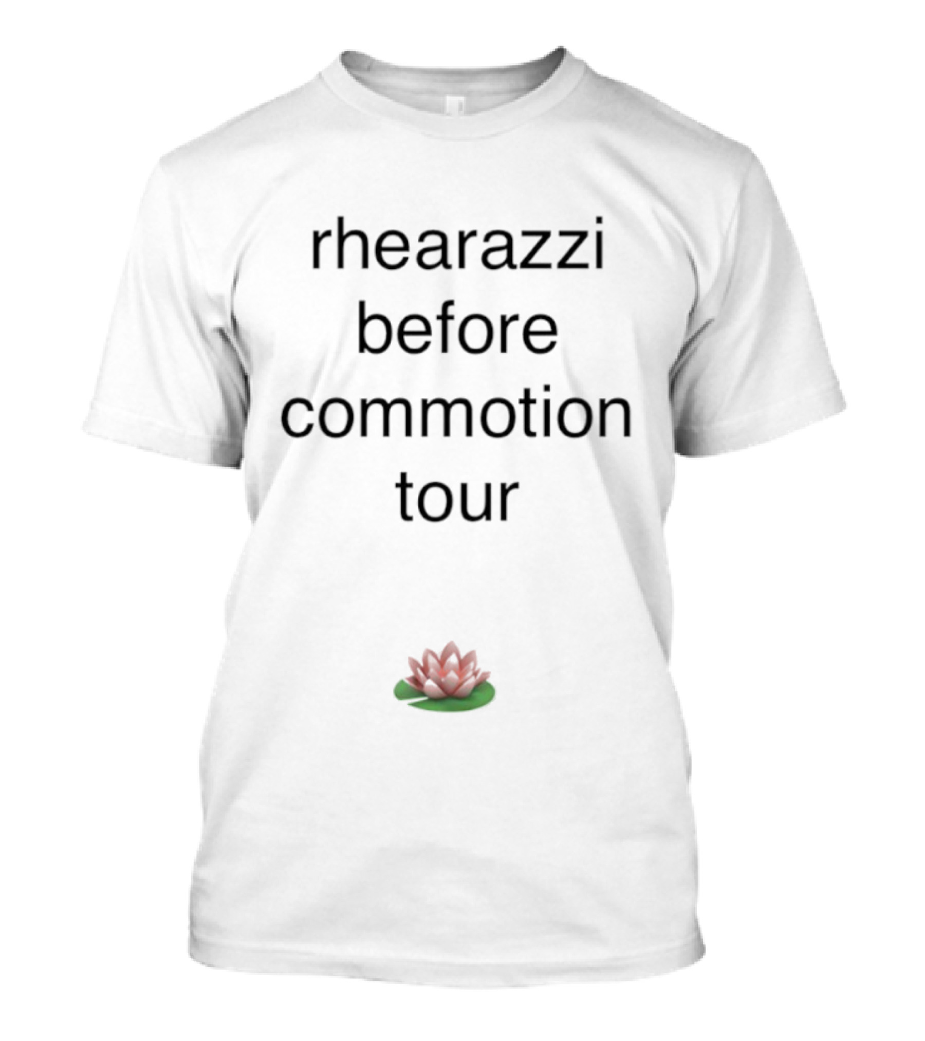 Rhearazzi Before Commotion Tour Lotus Flower T-Shirt