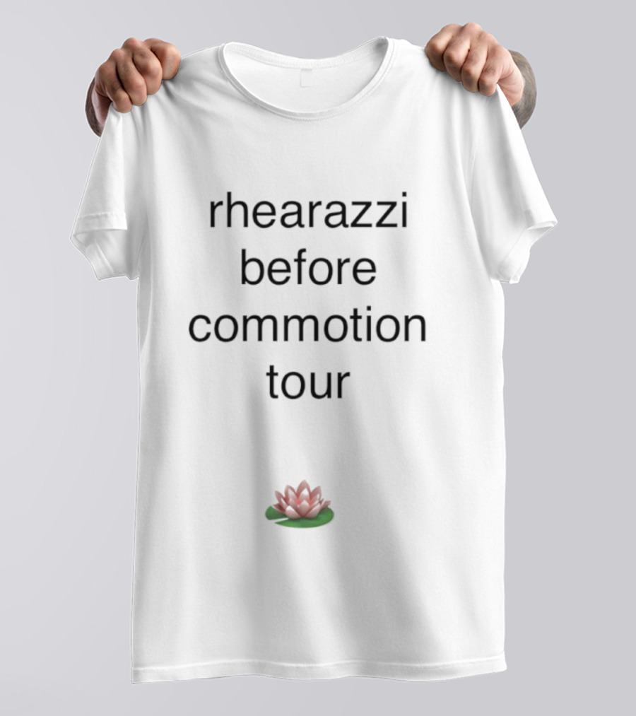 Rhearazzi Before Commotion Tour Lotus Flower T-Shirt