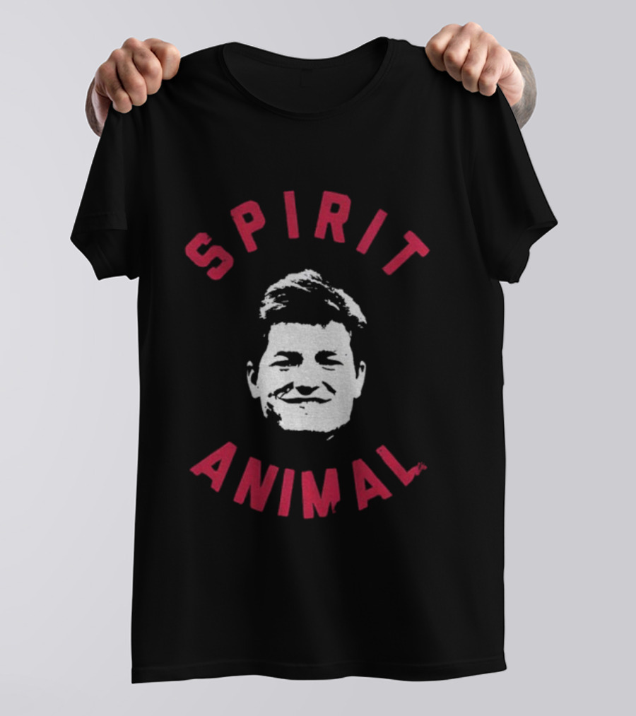 Drake Maye Spirit Animal New England Football Face Design T-Shirt