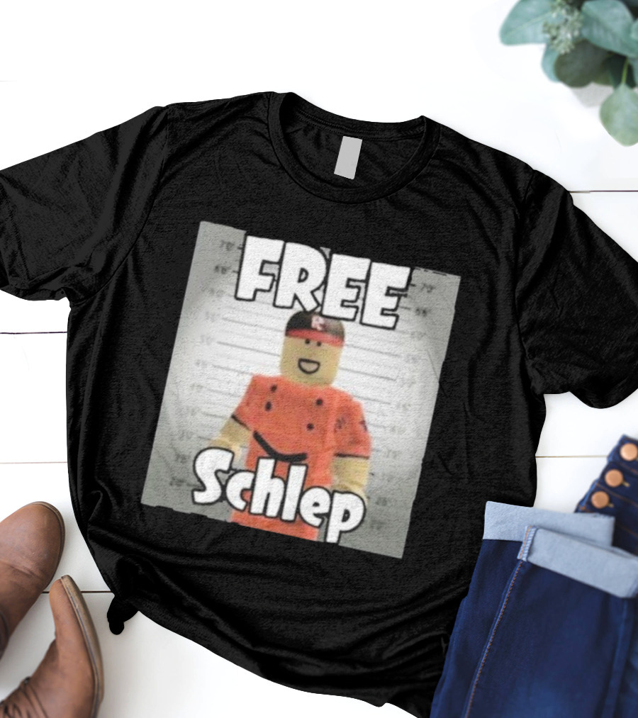 Free Schlep Roblox Shot Character T-Shirt