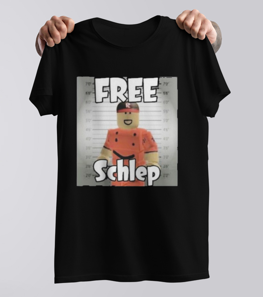 Free Schlep Roblox Shot Character T-Shirt