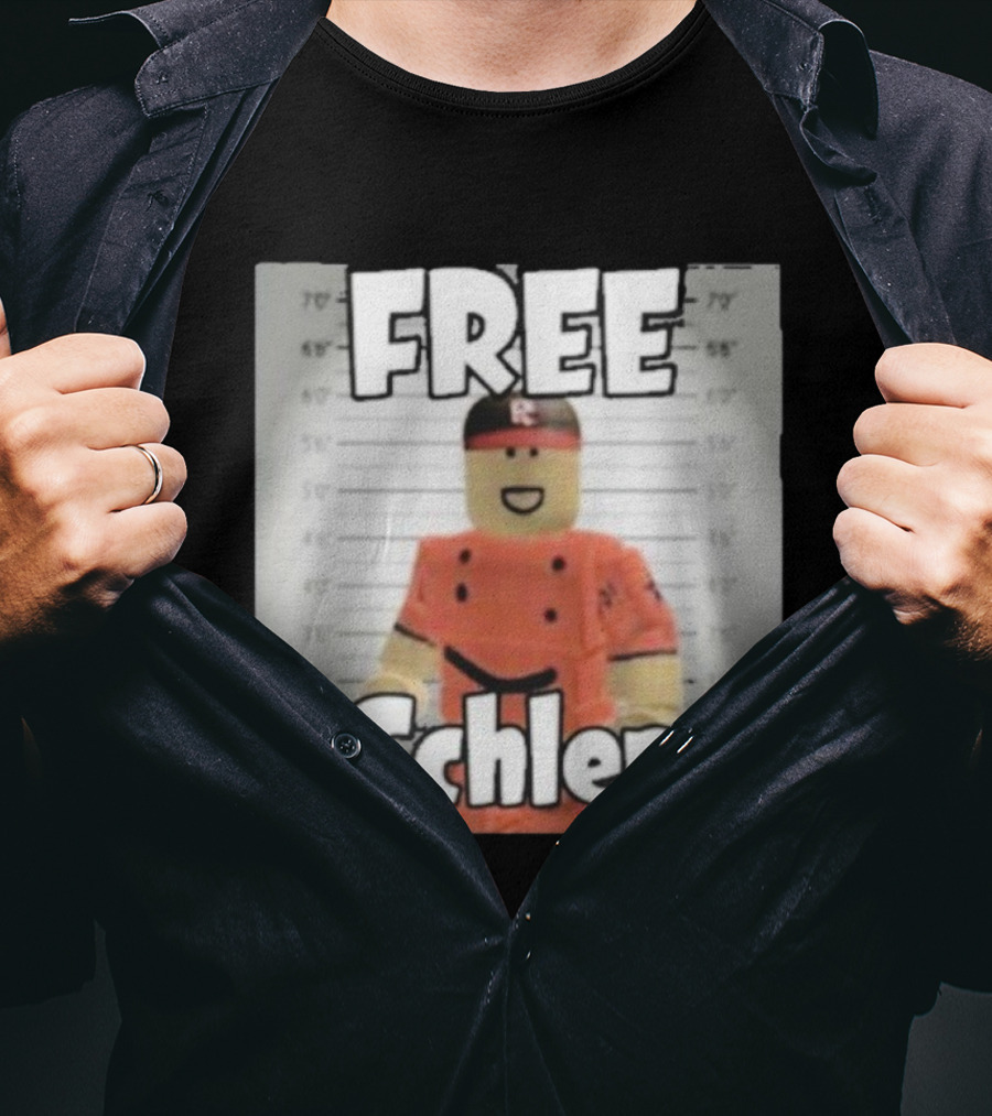 Free Schlep Roblox Shot Character T-Shirt
