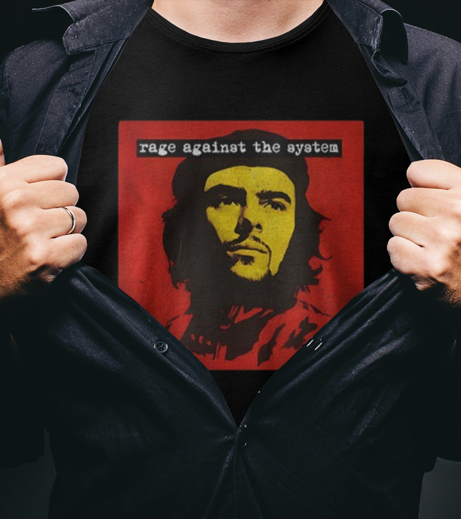 Rage Against The System Luigi Mangione Che Icon Fusion T-Shirt