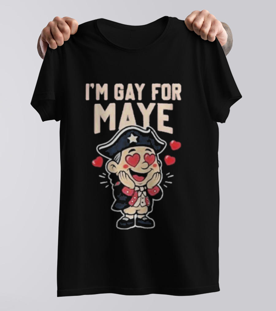 I’m Gay For Maye Captain Heart Eyes Graphic T-Shirt