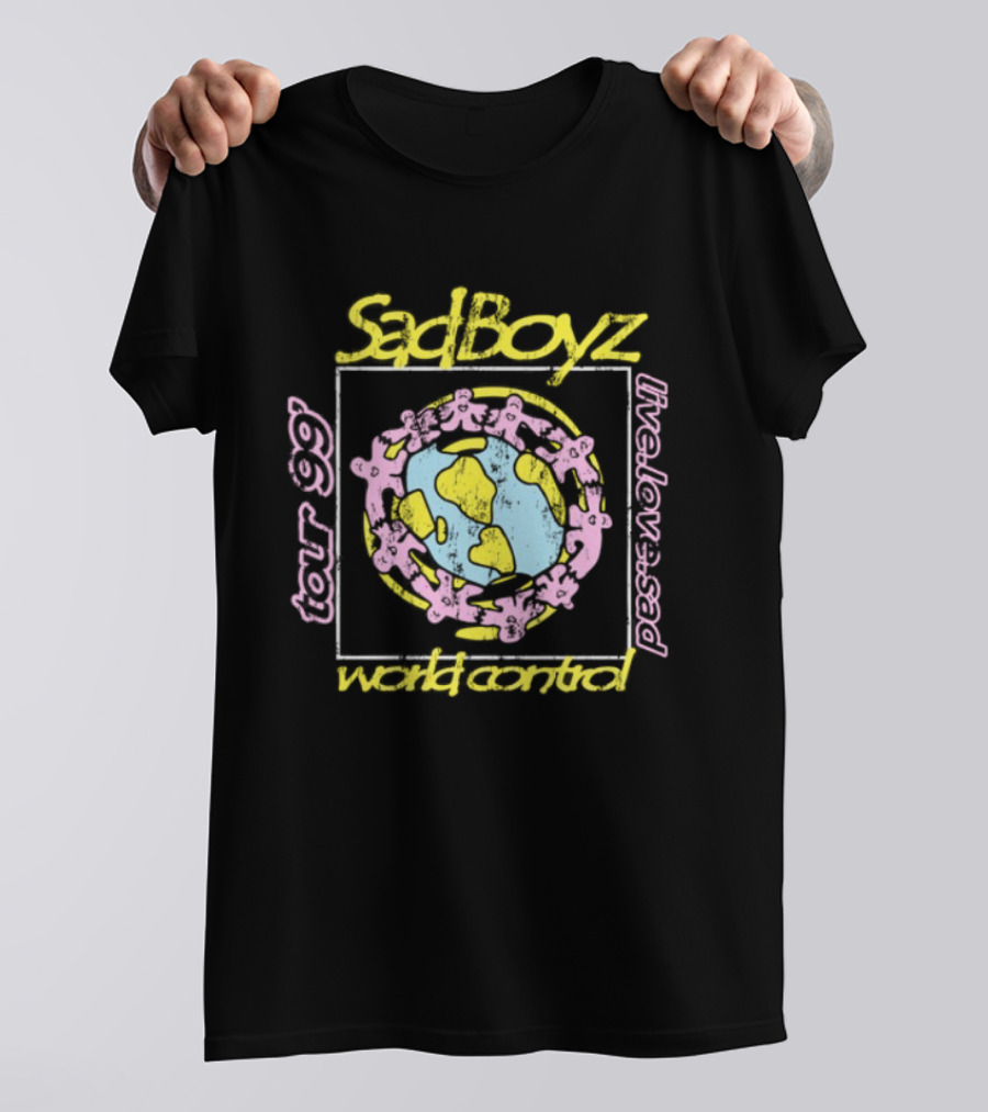 Sad Boyz World Control Tour 99 Sad With A Purpose Live Love T-Shirt