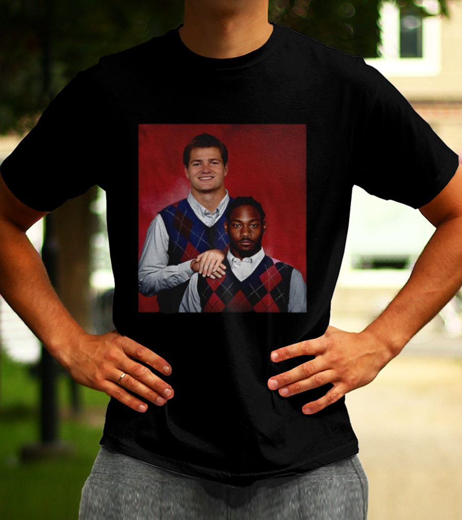 New England Football Drake Maye Stefon Diggs Step Brothers NFL Humor T-Shirt