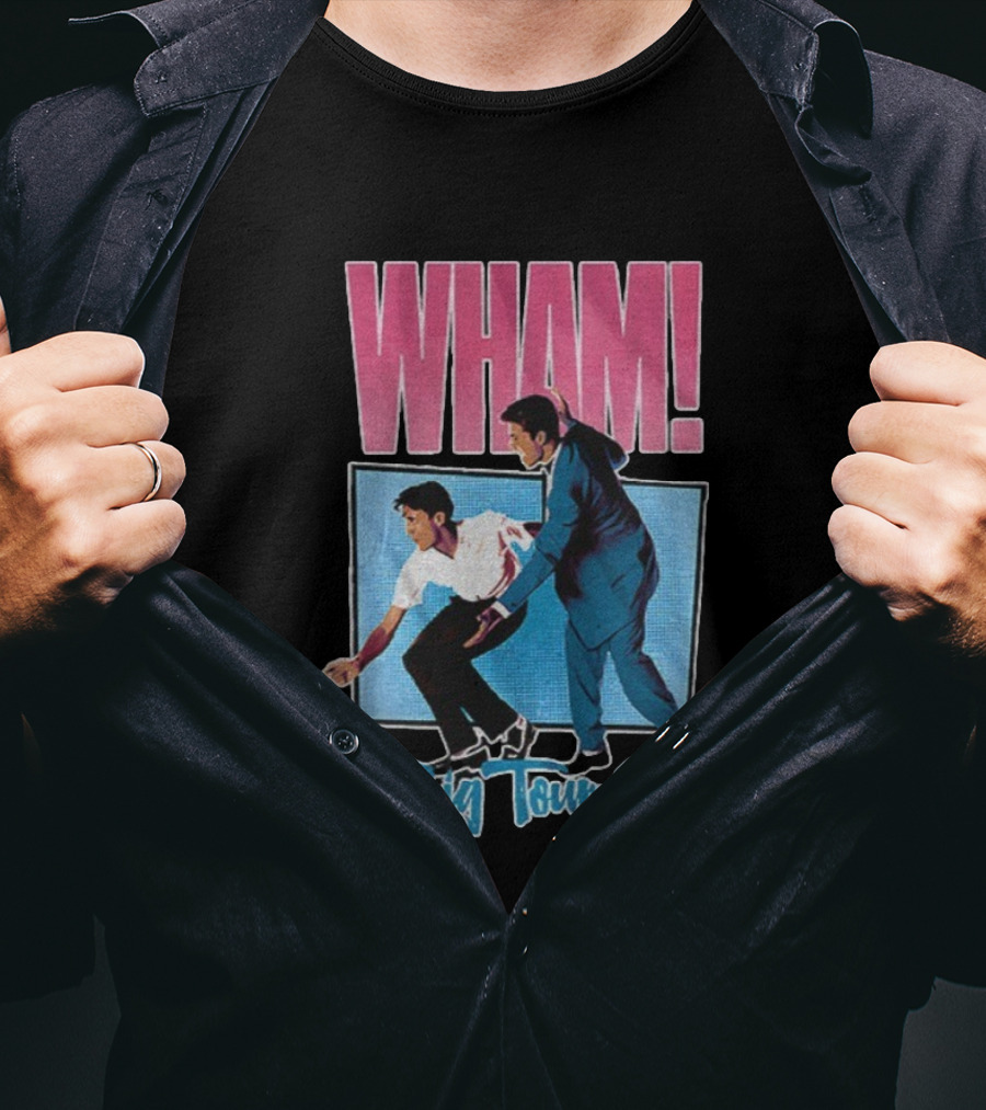 WHAM! Big Tour 84 Concert Singer Stage Action T-Shirt