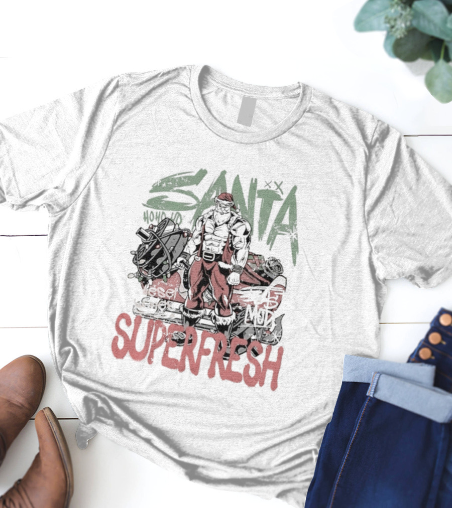 Santa Superfresh Ho Ho Ho Beast Mode T-Shirt