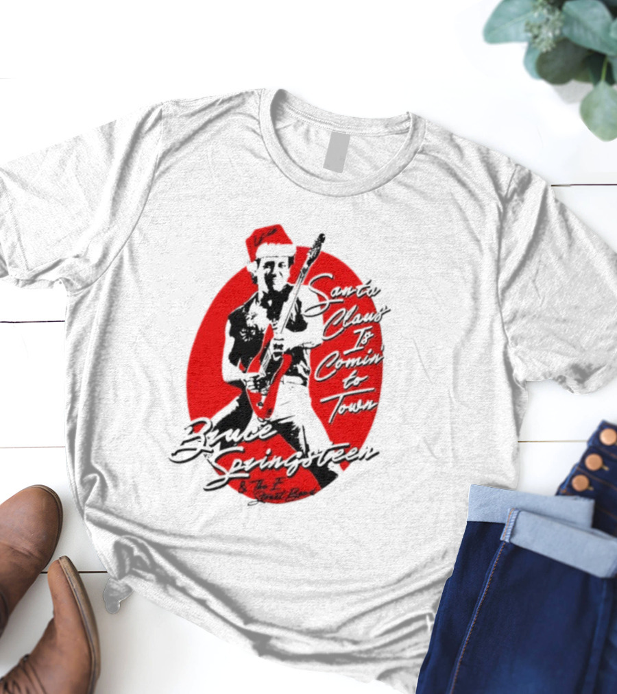 Bruce Springsteen Santa Claus Is Coming To Town E Street Band T-Shirt