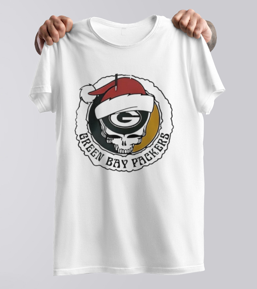 Green Bay Packers 60th Anniversary Grateful Dead Christmas Game Day T-Shirt