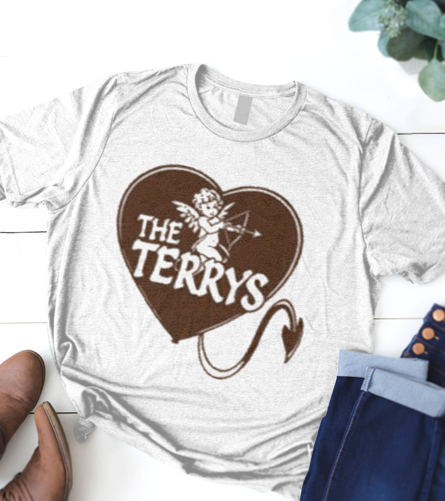 The Terrys Heart Rib Cupid Devil Tail T-Shirt
