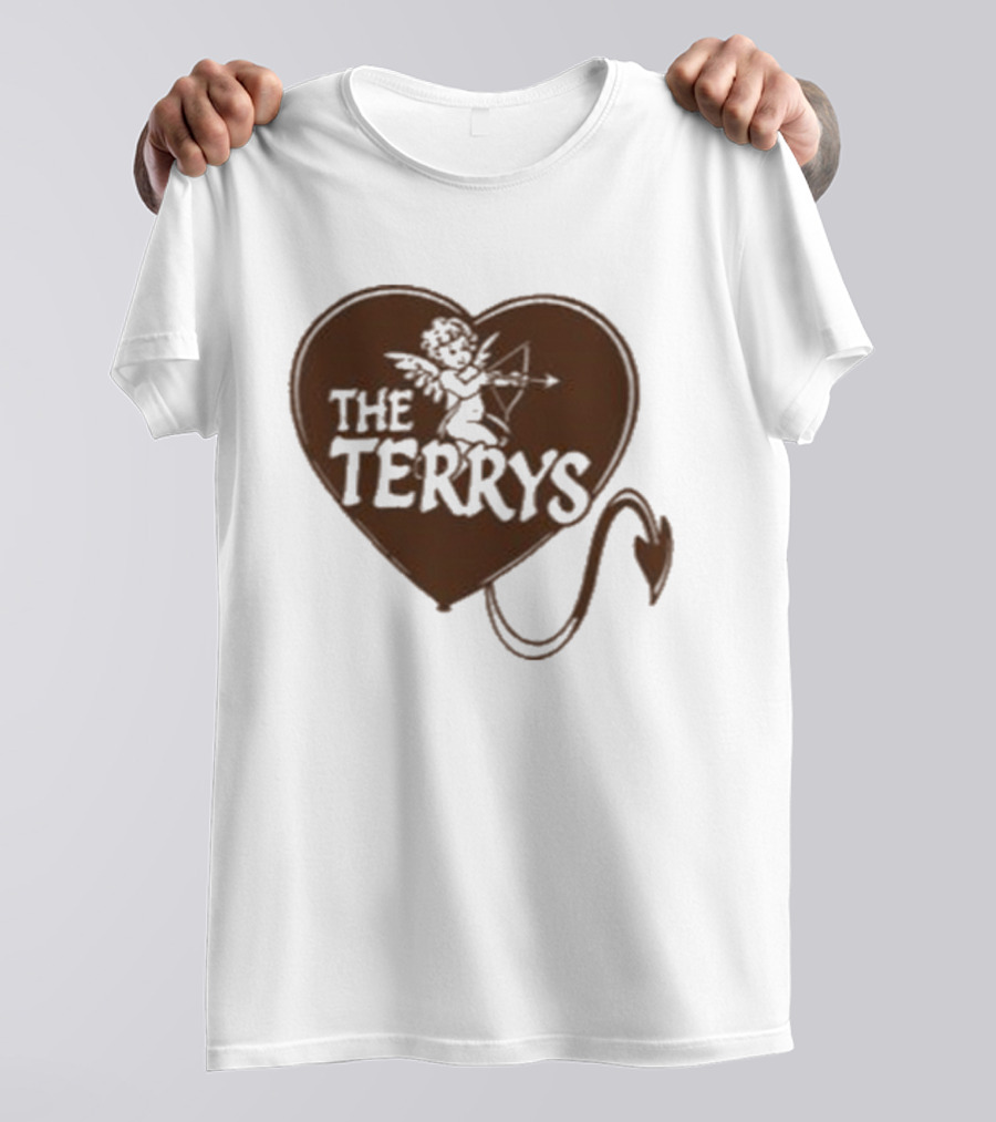 The Terrys Heart Rib Cupid Devil Tail T-Shirt