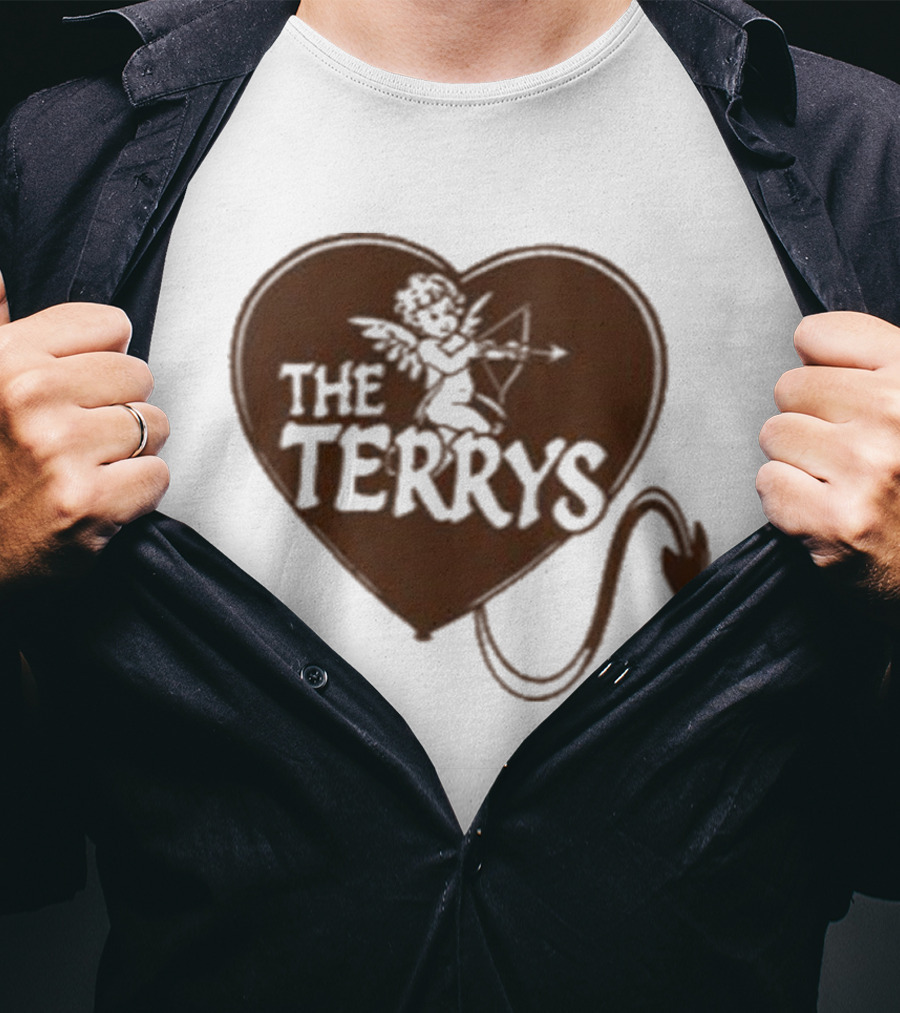 The Terrys Heart Rib Cupid Devil Tail T-Shirt