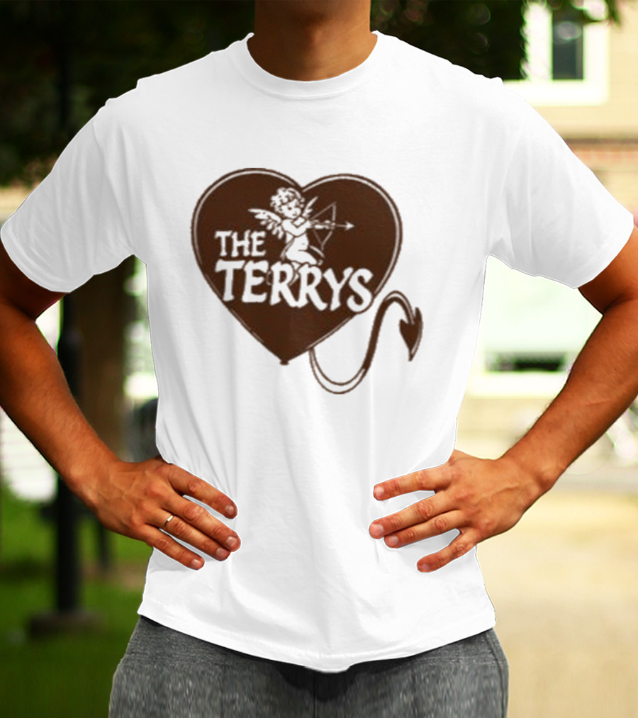 The Terrys Heart Rib Cupid Devil Tail T-Shirt