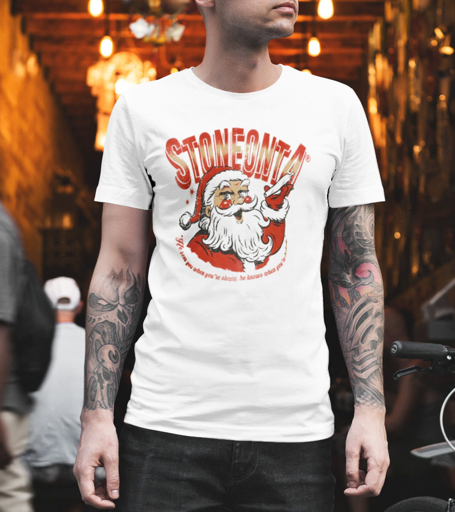Stoneonta Santa Claus Christmas Santacon 2025 T-Shirt