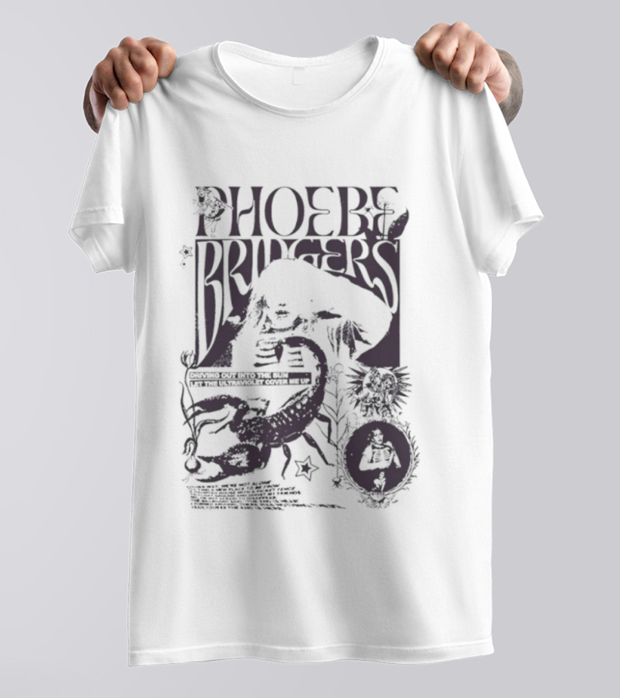 Phoebe Bridgers I Know The End Scorpion Skeleton Lunar Elements T-Shirt