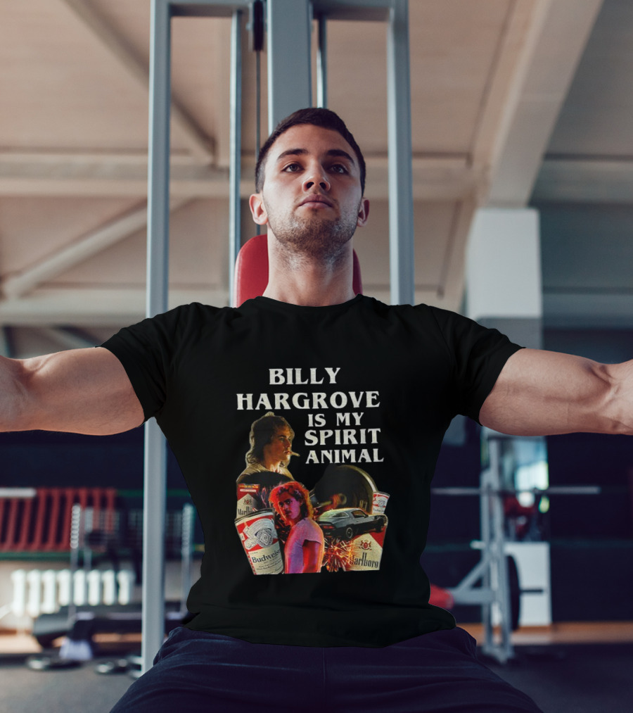 Billy Hargrove Is My Spirit Animal Budweiser Marlboro Tribute T-Shirt