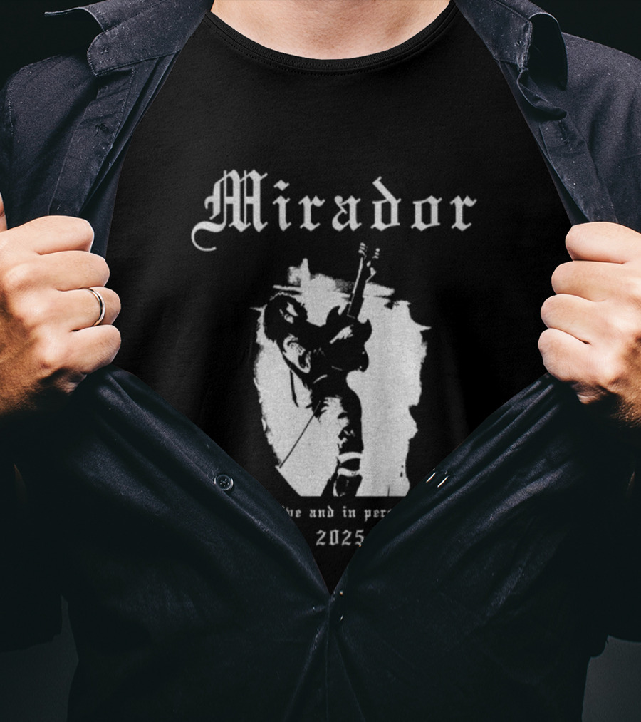 Mirador Live In Person 2025 Jake Kiszka Tribute T-Shirt