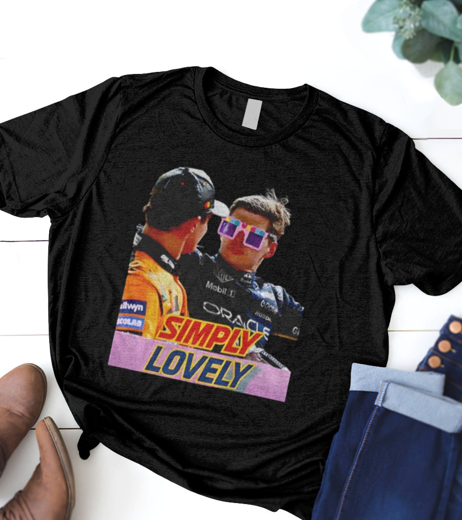 Max Verstappen Pink Sunglasses Las Vegas GP 2025 Simply Lovely Oracle Racing T-Shirt