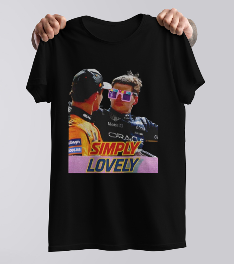 Max Verstappen Pink Sunglasses Las Vegas GP 2025 Simply Lovely Oracle Racing T-Shirt
