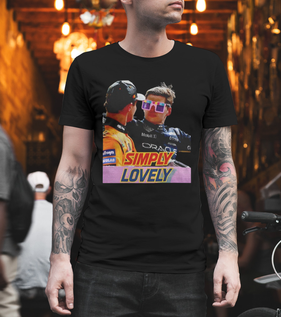 Max Verstappen Pink Sunglasses Las Vegas GP 2025 Simply Lovely Oracle Racing T-Shirt