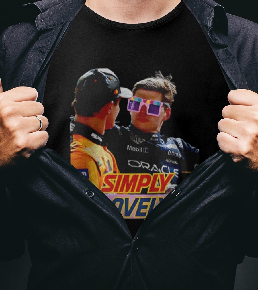 Max Verstappen Pink Sunglasses Las Vegas GP 2025 Simply Lovely Oracle Racing T-Shirt