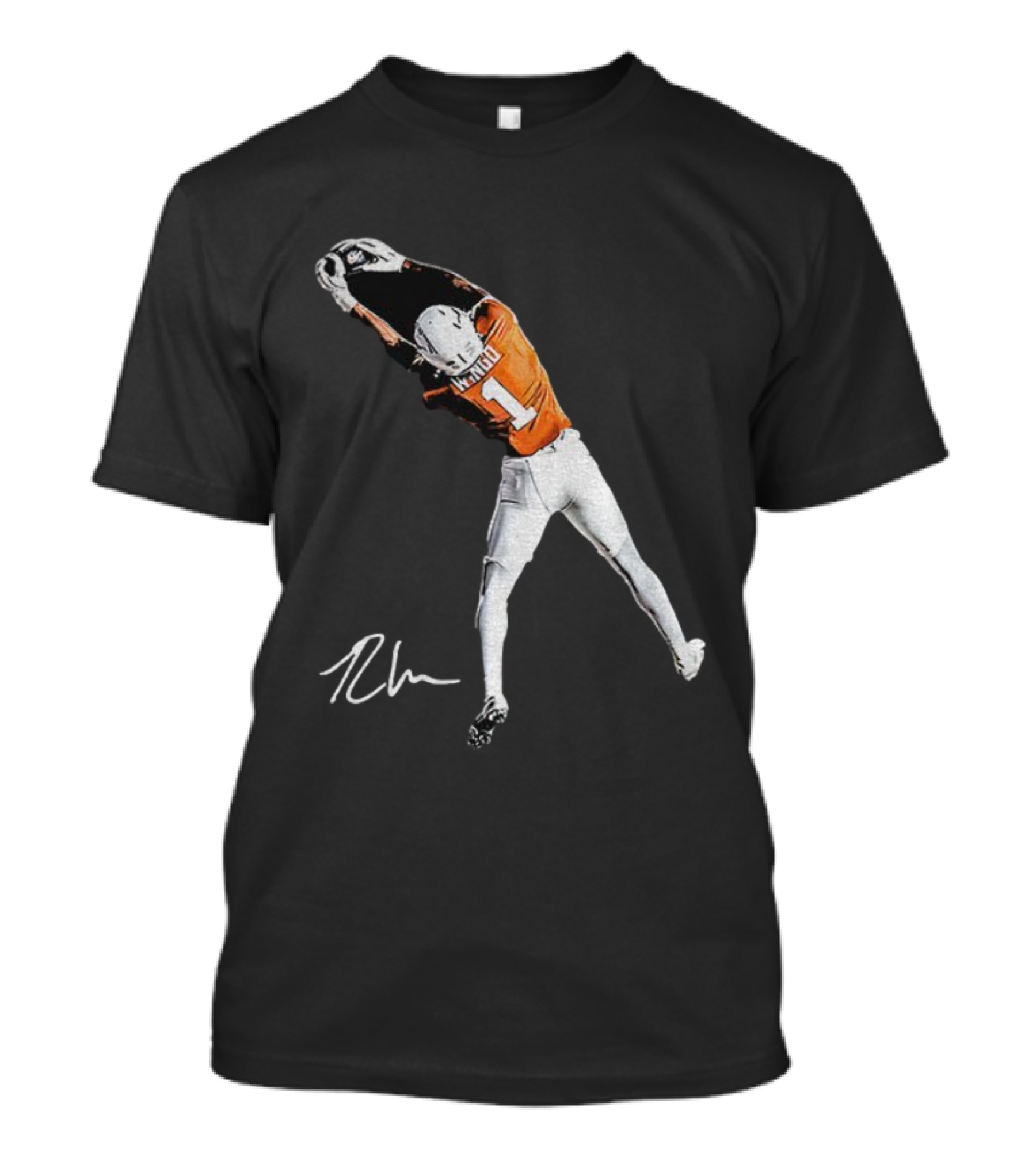 Ryan Wingo Texas Longhorns Football Catch Signature T-Shirt