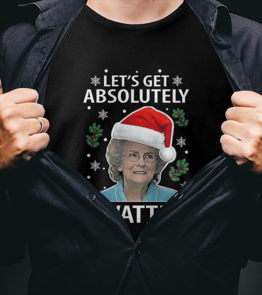 Let's Get Absolutely Twatted Christmas Gavin And Stacey Doris Twatted TV Show T-Shirt